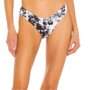 NEW Maaji Journey Reversible Bikini Lanai Bottom in Ebony Black Medium